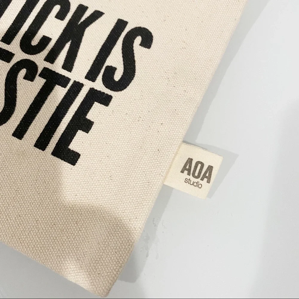 AOA STUDIO “Lipstick Is My Bestie” Zippered Pouch